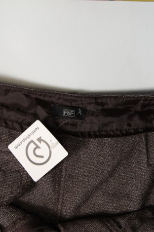Γυναικείο παντελόνι F&F, Μέγεθος M, Χρώμα Καφέ, Τιμή 8,97 €