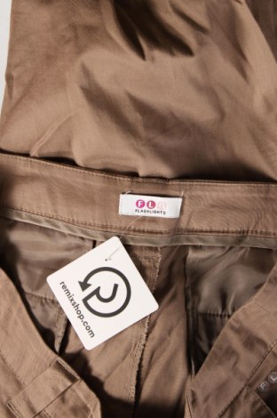 Pantaloni de femei FLG, Mărime L, Culoare Bej, Preț 21,99 Lei