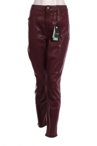 Damskie spodnie Guess, Rozmiar XL, Kolor Fioletowy, Cena 458,46 zł