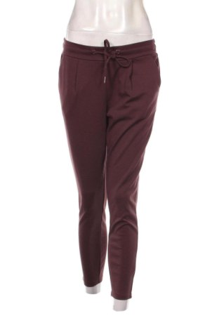 Pantaloni de femei Ichi, Mărime M, Culoare Roșu, Preț 134,87 Lei
