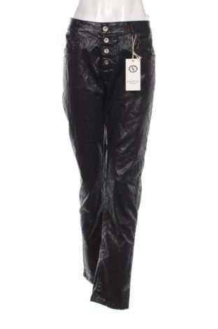 Дамски панталон KAROSTAR, Размер 4XL, Цвят Черен, Цена 25,30 лв.