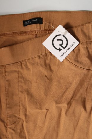 Pantaloni de femei Laura Torelli, Mărime L, Culoare Maro, Preț 52,46 Lei