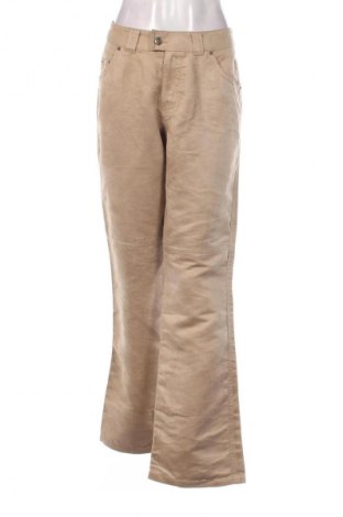 Дамски панталон Lindex, Размер L, Цвят Бежов, Цена 14,50 лв.