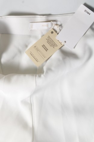 Γυναικείο παντελόνι Mango, Μέγεθος S, Χρώμα Λευκό, Τιμή 17,86 €