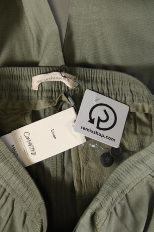 Дамски панталон Mango, Размер M, Цвят Зелен, Цена 77,00 лв.
