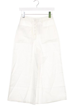 Дамски панталон Mango, Размер XS, Цвят Бял, Цена 34,65 лв.