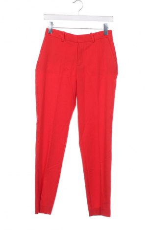 Дамски панталон Mango, Размер XXS, Цвят Червен, Цена 38,50 лв.