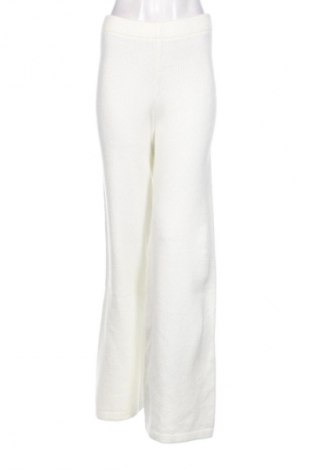 Pantaloni de femei NA-KD, Mărime S, Culoare Alb, Preț 198,85 Lei