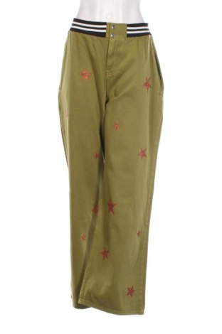 Pantaloni de femei Nasty Gal, Mărime L, Culoare Verde, Preț 305,92 Lei