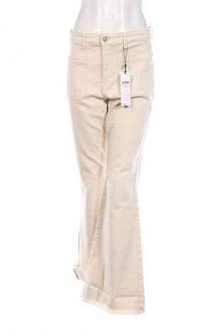 Pantaloni de femei Noisy May, Mărime L, Culoare Bej, Preț 151,32 Lei
