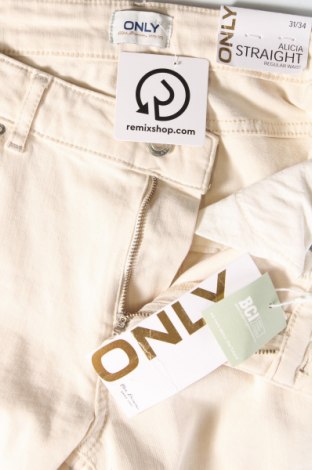 Damenhose ONLY, Größe M, Farbe Ecru, Preis € 13,99