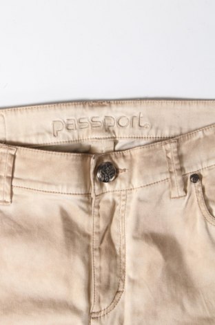 Pantaloni de femei Passport, Mărime L, Culoare Bej, Preț 44,99 Lei