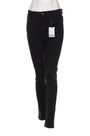 Pantaloni de femei Pieces, Mărime XL, Culoare Negru, Preț 203,95 Lei