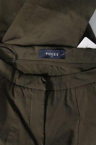 Pantaloni de femei Pieces, Mărime XS, Culoare Verde, Preț 39,97 Lei