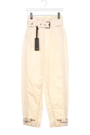 Дамски панталон Pinko, Размер XS, Цвят Екрю, Цена 160,60 лв.