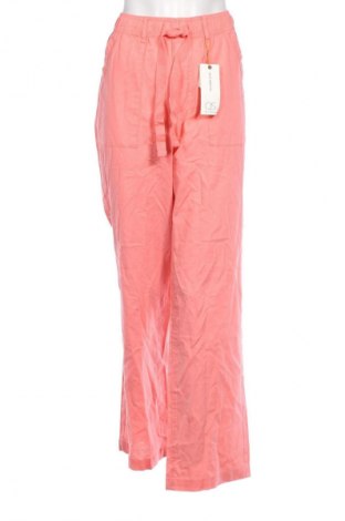 Damskie spodnie Q/S by S.Oliver, Rozmiar XL, Kolor Różowy, Cena 247,89 zł