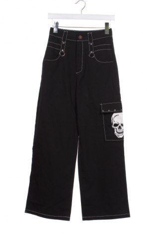 Дамски панталон Romwe, Размер XS, Цвят Черен, Цена 51,09 лв.