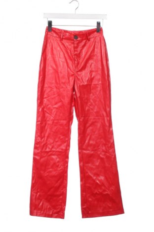 Дамски панталон SHEIN, Размер XS, Цвят Червен, Цена 29,00 лв.