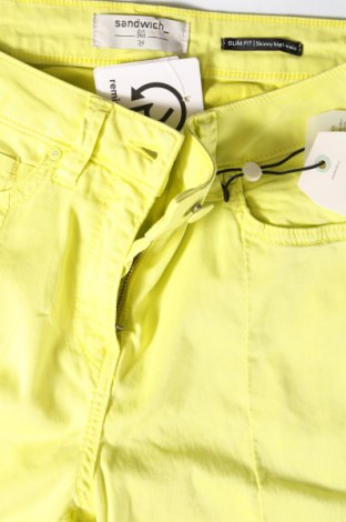 Дамски панталон Sandwich_, Размер XS, Цвят Жълт, Цена 78,00 лв.