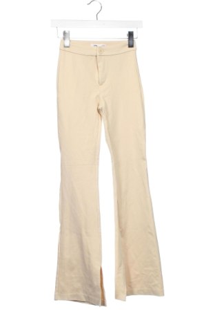 Дамски панталон Sinsay, Размер XXS, Цвят Екрю, Цена 29,00 лв.