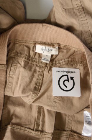 Pantaloni de femei Style & Co, Mărime L, Culoare Bej, Preț 57,23 Lei