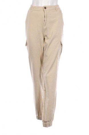 Pantaloni de femei Urban Classics, Mărime L, Culoare Bej, Preț 253,29 Lei