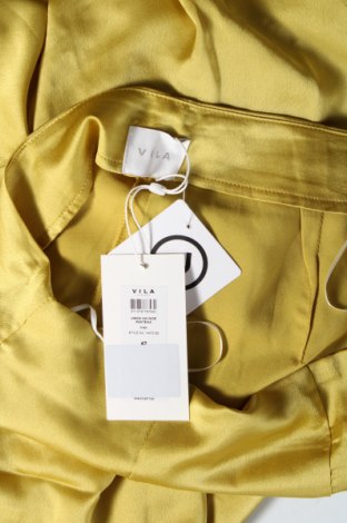 Дамски панталон VILA, Размер L, Цвят Жълт, Цена 24,80 лв.