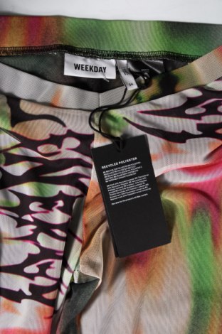 Damskie spodnie Weekday, Rozmiar XS, Kolor Kolorowy, Cena 123,95 zł