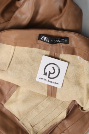 Дамски панталон Zara, Размер XS, Цвят Бежов, Цена 12,15 лв.