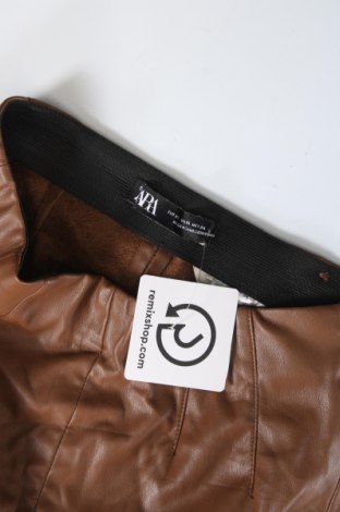 Γυναικείο παντελόνι Zara, Μέγεθος XS, Χρώμα Καφέ, Τιμή 7,52 €