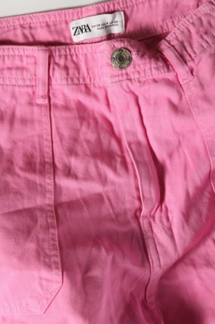 Dámské kalhoty  Zara, Velikost S, Barva Růžová, Cena  194,00 Kč
