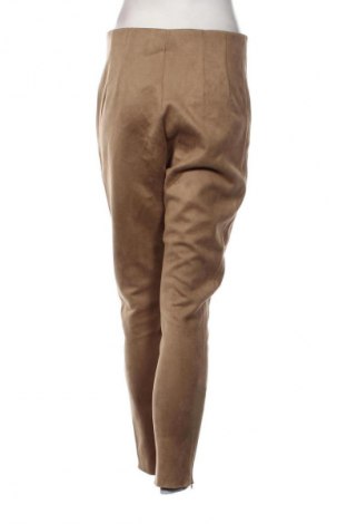 Pantaloni de femei Zara, Mărime L, Culoare Bej, Preț 48,85 Lei