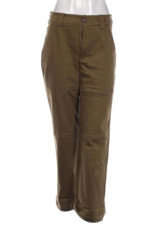 Дамски панталон Zara, Размер S, Цвят Зелен, Цена 16,20 лв.