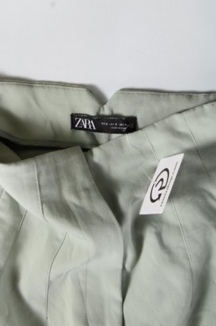 Pantaloni de femei Zara, Mărime S, Culoare Verde, Preț 88,82 Lei