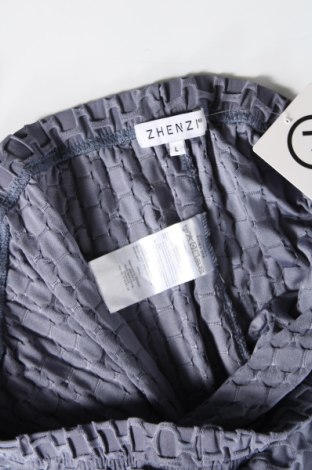 Дамски панталон Zhenzi, Размер L, Цвят Сив, Цена 14,50 лв.