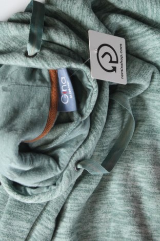 Γυναικείο fleece φούτερ Gina, Μέγεθος M, Χρώμα Πράσινο, Τιμή 8,97 €