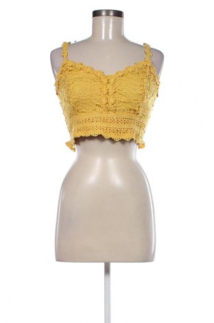 Γυναικείο αμάνικο μπλουζάκι, Μέγεθος S, Χρώμα Κίτρινο, Τιμή 6,65 €