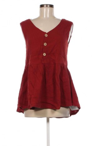 Γυναικείο αμάνικο μπλουζάκι, Μέγεθος XL, Χρώμα Κόκκινο, Τιμή 8,04 €