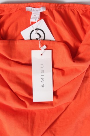 Γυναικείο αμάνικο μπλουζάκι Amisu, Μέγεθος XL, Χρώμα Πορτοκαλί, Τιμή 11,00 €