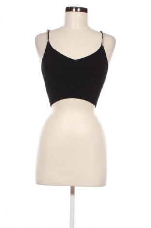 Γυναικείο αμάνικο μπλουζάκι Bershka, Μέγεθος M, Χρώμα Μαύρο, Τιμή 8,04 €