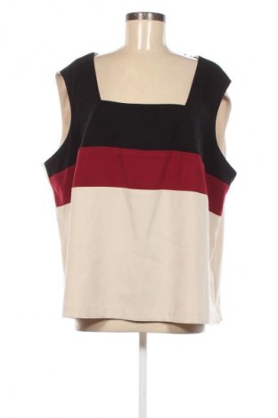 Γυναικείο αμάνικο μπλουζάκι Dressbarn, Μέγεθος 3XL, Χρώμα  Μπέζ, Τιμή 6,62 €