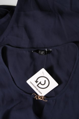 Γυναικείο αμάνικο μπλουζάκι F&F, Μέγεθος M, Χρώμα Μπλέ, Τιμή 3,79 €