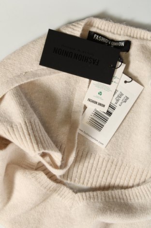 Γυναικείο αμάνικο μπλουζάκι Fashion Union, Μέγεθος L, Χρώμα  Μπέζ, Τιμή 8,63 €