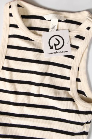 Γυναικείο αμάνικο μπλουζάκι H&M, Μέγεθος XS, Χρώμα Εκρού, Τιμή 8,04 €