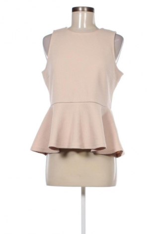 Γυναικείο αμάνικο μπλουζάκι H&M, Μέγεθος L, Χρώμα  Μπέζ, Τιμή 3,79 €