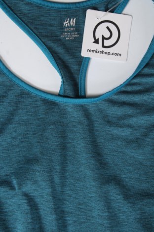 Tricou de damă H&M Sport, Mărime XS, Culoare Albastru, Preț 23,94 Lei