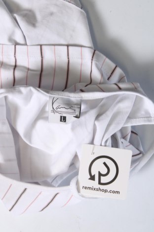 Γυναικείο αμάνικο μπλουζάκι Karl Kani, Μέγεθος L, Χρώμα Λευκό, Τιμή 15,74 €