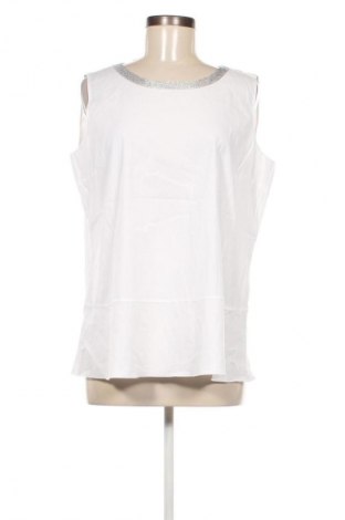 Γυναικείο αμάνικο μπλουζάκι Le Tricot Perugia, Μέγεθος XL, Χρώμα Λευκό, Τιμή 17,32 €