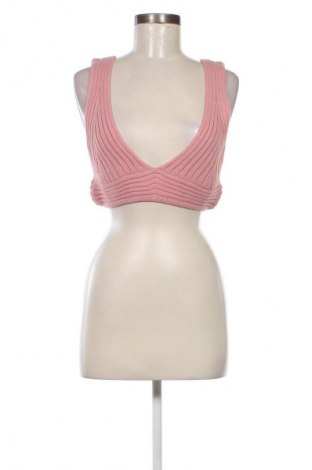 Γυναικείο αμάνικο μπλουζάκι Missguided, Μέγεθος L, Χρώμα Ρόζ , Τιμή 8,66 €