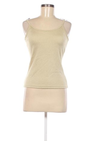 Γυναικείο αμάνικο μπλουζάκι Modeszene, Μέγεθος S, Χρώμα Χρυσαφί, Τιμή 3,97 €